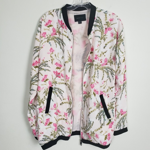 AMONG EQUALS floral bomber jacket - Picture 4 of 7